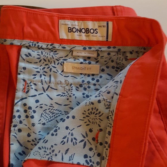 ☆SOLD☆chinos Orange straight fit 34X30 - Picture 5 of 6